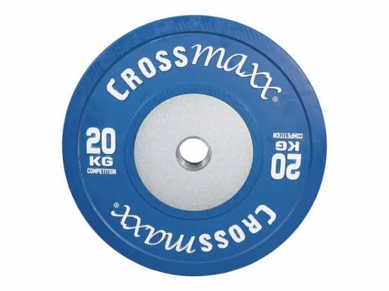 Crossmaxx Competition Bumper Plate 20 kg Blue fra Crossmaxx Crossmaxx Competition Bumper Plate 20 kg Blue fra Crossmaxx