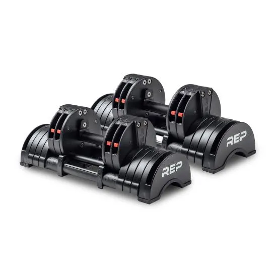 REP Fitness QuickDraw Adjustable Dumbbell - 15 kg (Par)