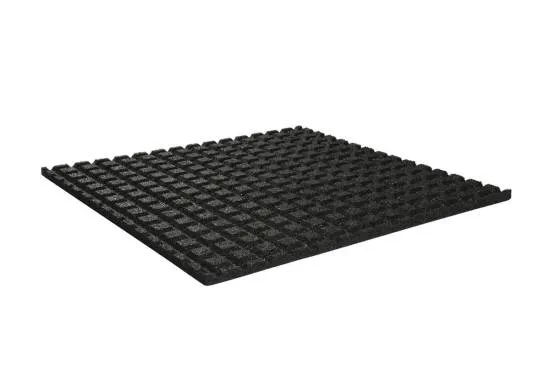 Granuflex Outdoor Standard Gummiflise 1000 x 1000 x 30 mm Black fra Granuflex