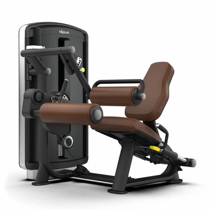 Intenza Dezign dual benstrækker og seated leg curl til styrketræning i fitnesscenter