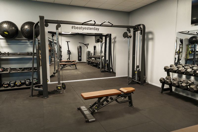 Garmin fik et firmagym på knap 60 m² – med fokus på kvalitet, design og driftssikkerhed