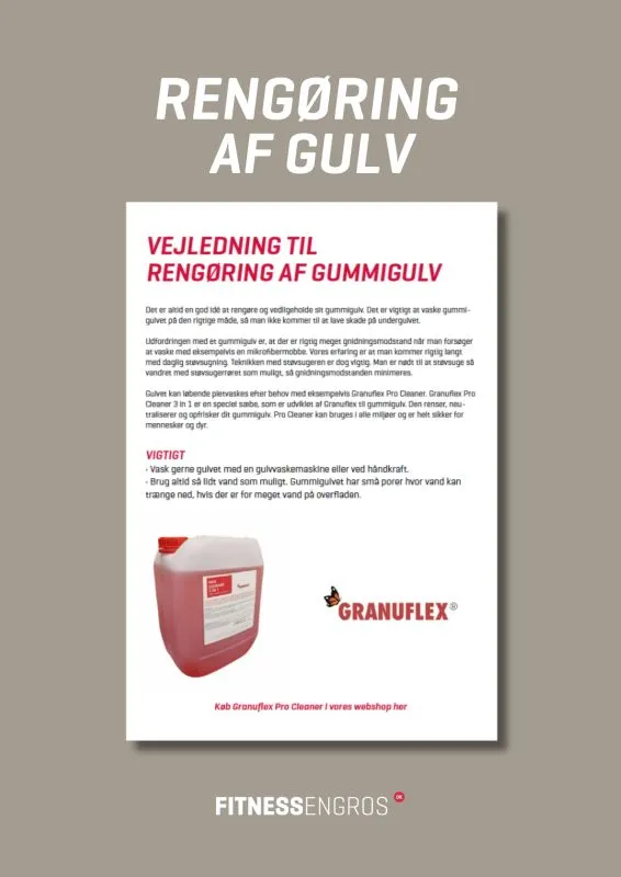 Rengøring af gulv