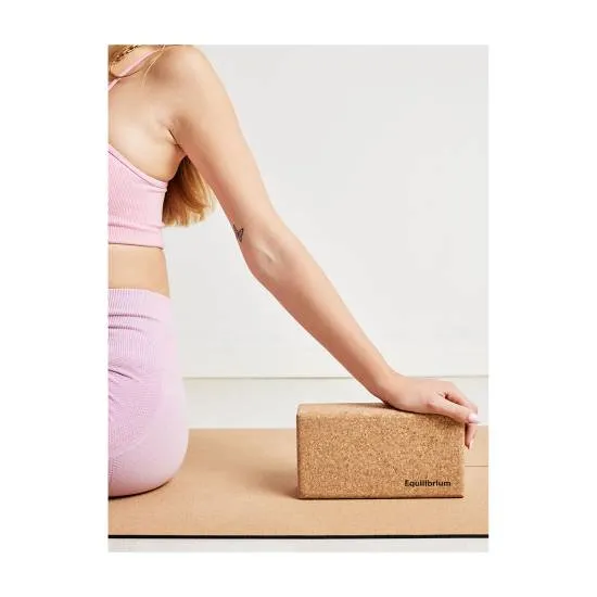 Equilibrium Natura Yoga Blok Cork fra Equilibrium