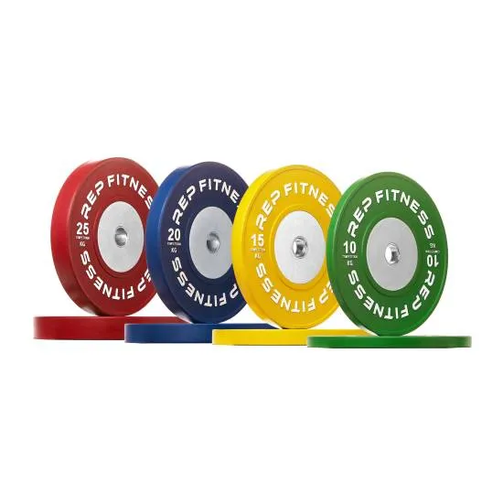 REP Fitness Competition Bumper Plate samlet