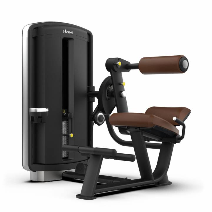 Intenza Dezign dual abdominal/back extension styrkemaskine til mave- og rygtræning i fitnesscenter