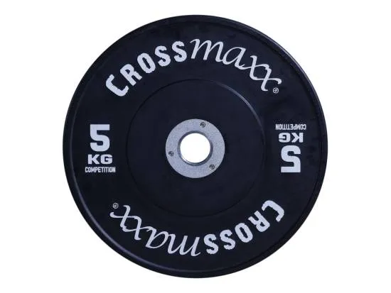 Crossmaxx Competition Bumper Plate 5 kg Black fra Crossmaxx Crossmaxx Competition Bumper Plate 5 kg Black fra Crossmaxx