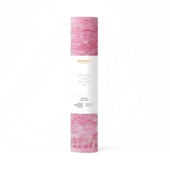 Equilibrium Infinity yogamåtte i farven Pink