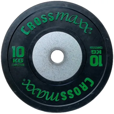 Crossmaxx Competition Bumper Plate 10 kg Black fra Crossmaxx Crossmaxx Competition Bumper Plate 10 kg Black fra Crossmaxx