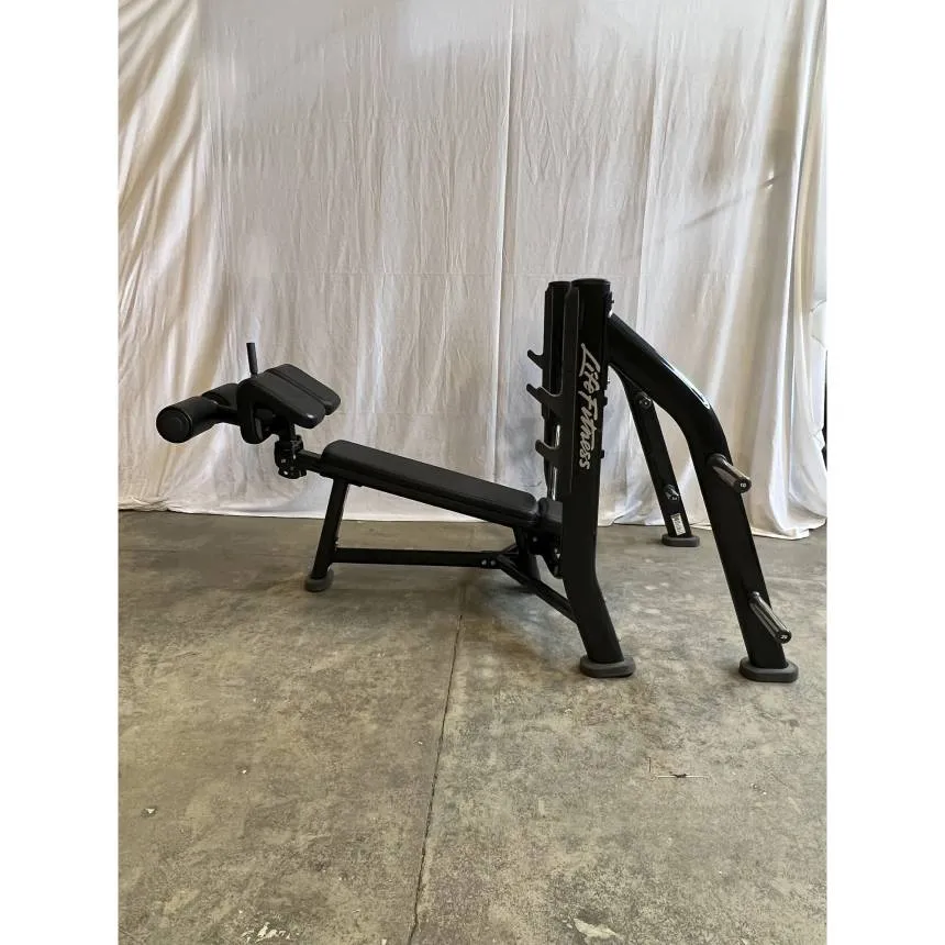 Life Fitness Signature Olympisk Decline Bænkpres m. Opbevaring - Brugt fra Life Fitness