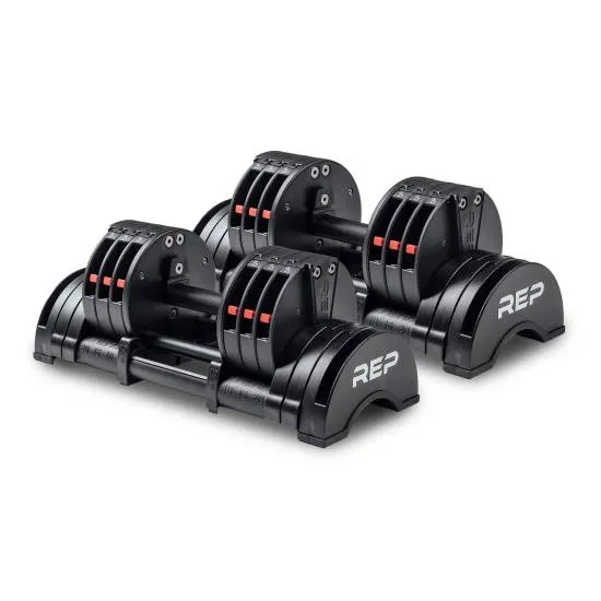 REP Fitness QuickDraw Adjustable Dumbbell - 20kg (Sæt) fra REP Fitness