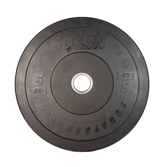 SQ&SN Bumper Plate 5 kg Black fra SQ&SN