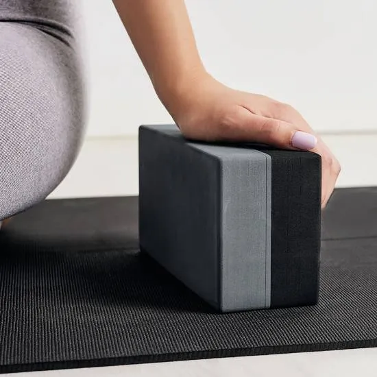 Equilibrium Serenity Biocolor Yoga Blok Black/Good Grey fra Equilibrium