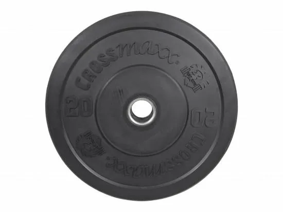 Crossmaxx Bumper Plate 20 kg Sort