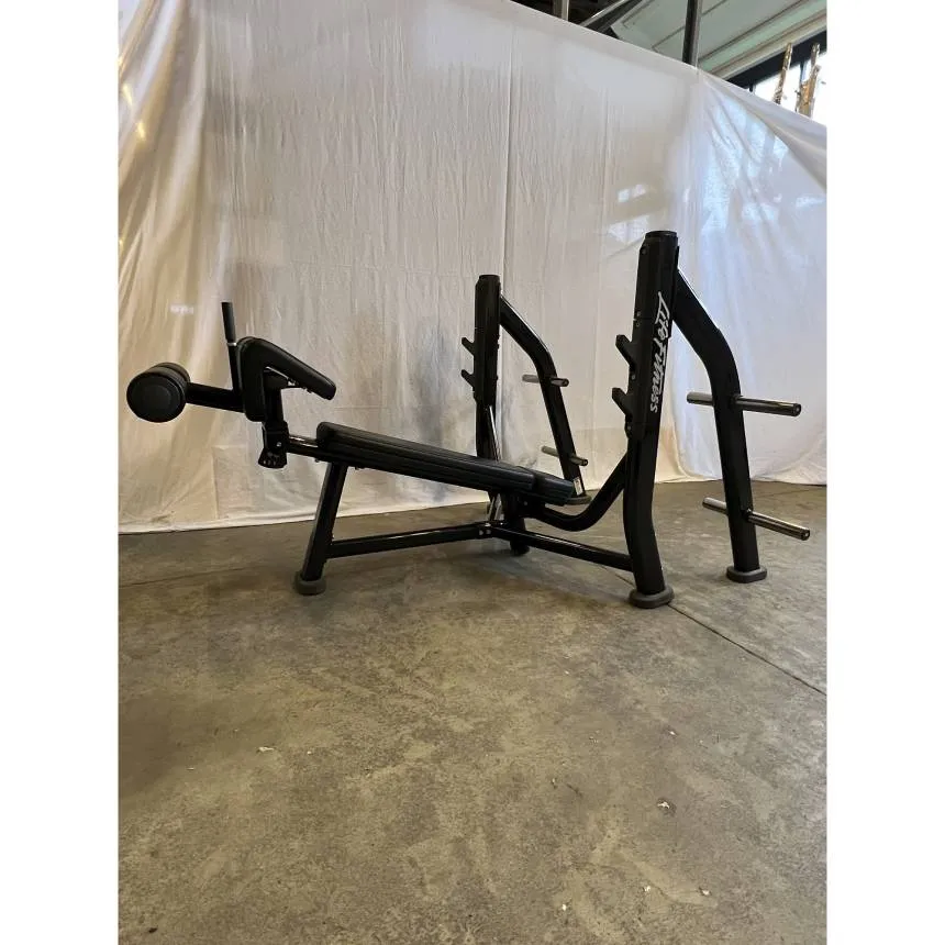 Life Fitness Signature Olympisk Decline Bænkpres m. Opbevaring - Brugt fra Life Fitness