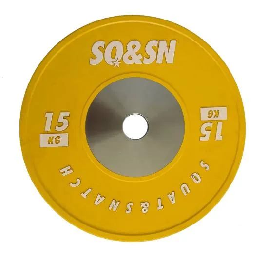 SQ&SN Competition Bumper Plate 5 kg Black fra SQ&SN