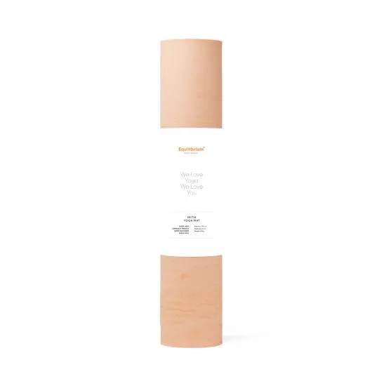 Equilibrium Initia yogamåtte i farven Peach Marble