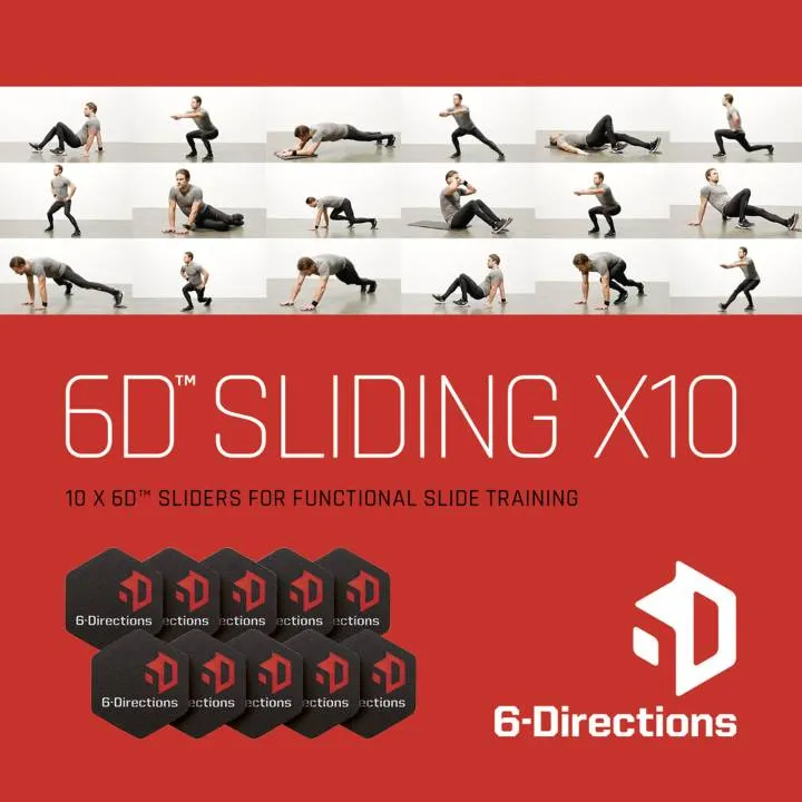 6-Directions 6D Sliders (10 Stk) fra 6-Directions