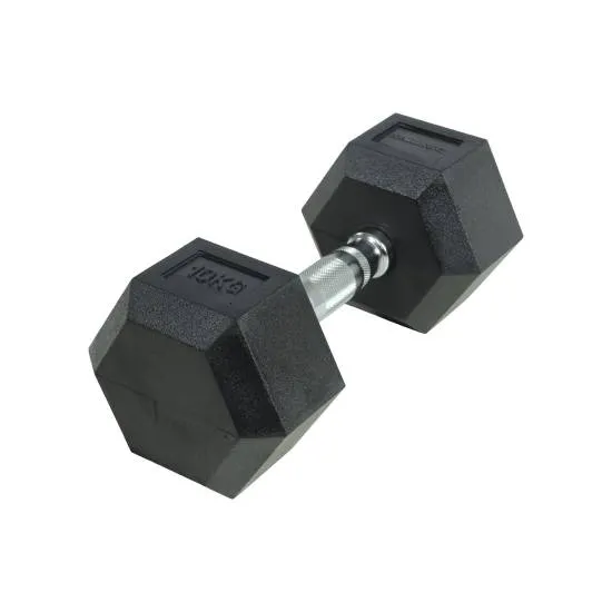 Crossmaxx Hexagon Håndvægt 10 kg (Stk) fra Crossmaxx Crossmaxx Hexagon Håndvægt 10 kg (Stk) fra Crossmaxx