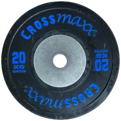 Crossmaxx Competition Bumper Plate 20 kg Black - Demo fra Crossmaxx Crossmaxx Competition Bumper Plate 20 kg Black - Demo fra Crossmaxx